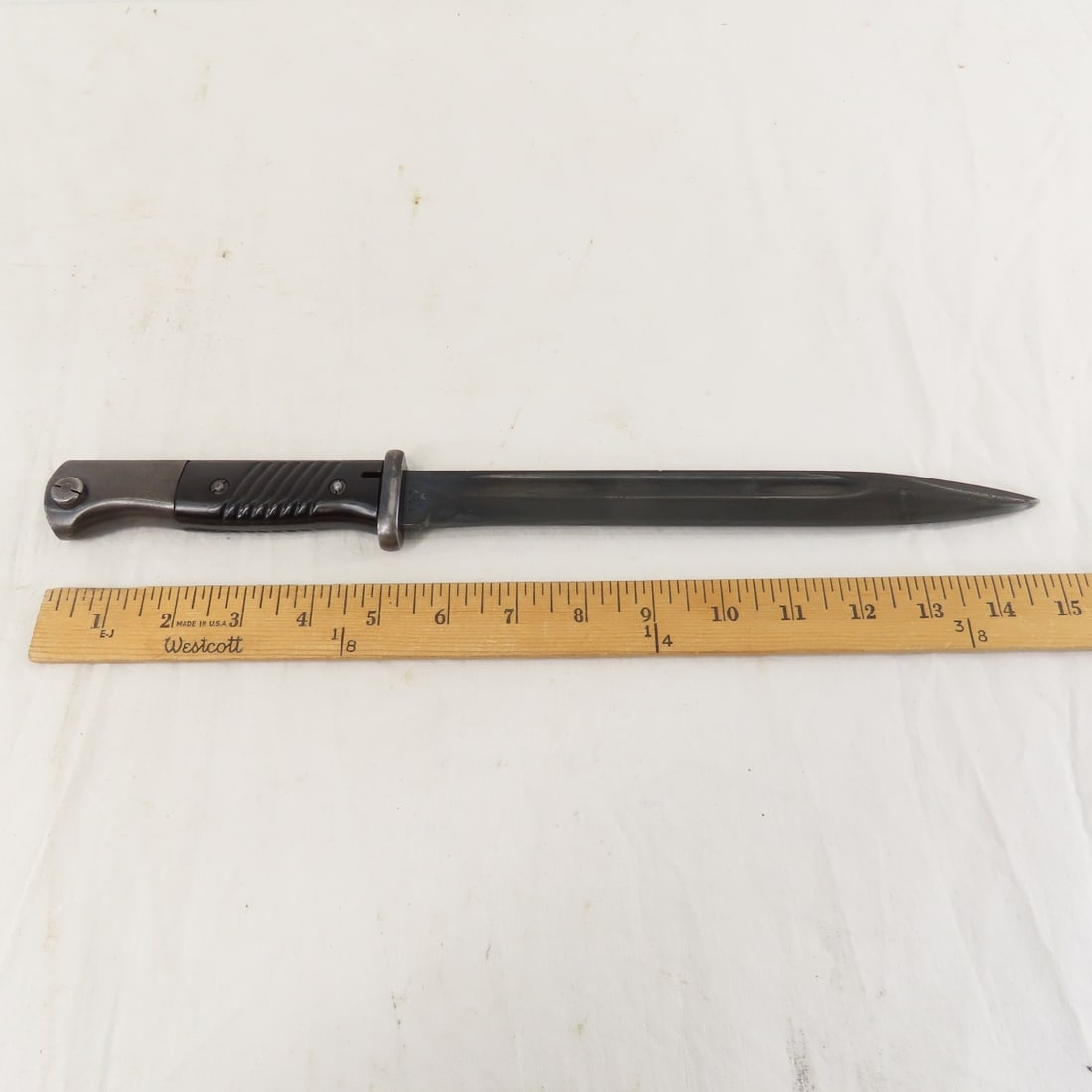 WWII Era German K98 Bayonet, Scabbard & Frog - 3