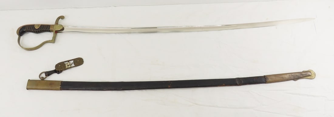 German WKC Sword in Leather Sheath with Buckle (1 of 20)