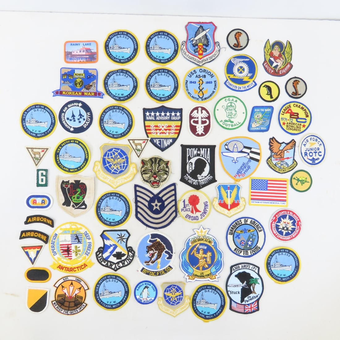 Collection of 50+ Military & Other Sew On Patches (1 of 11)