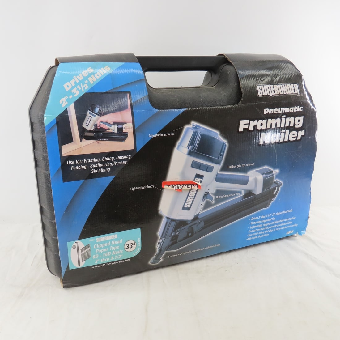 Surebonder Pneumatic Framing Nailer, Open Box (1 of 12)
