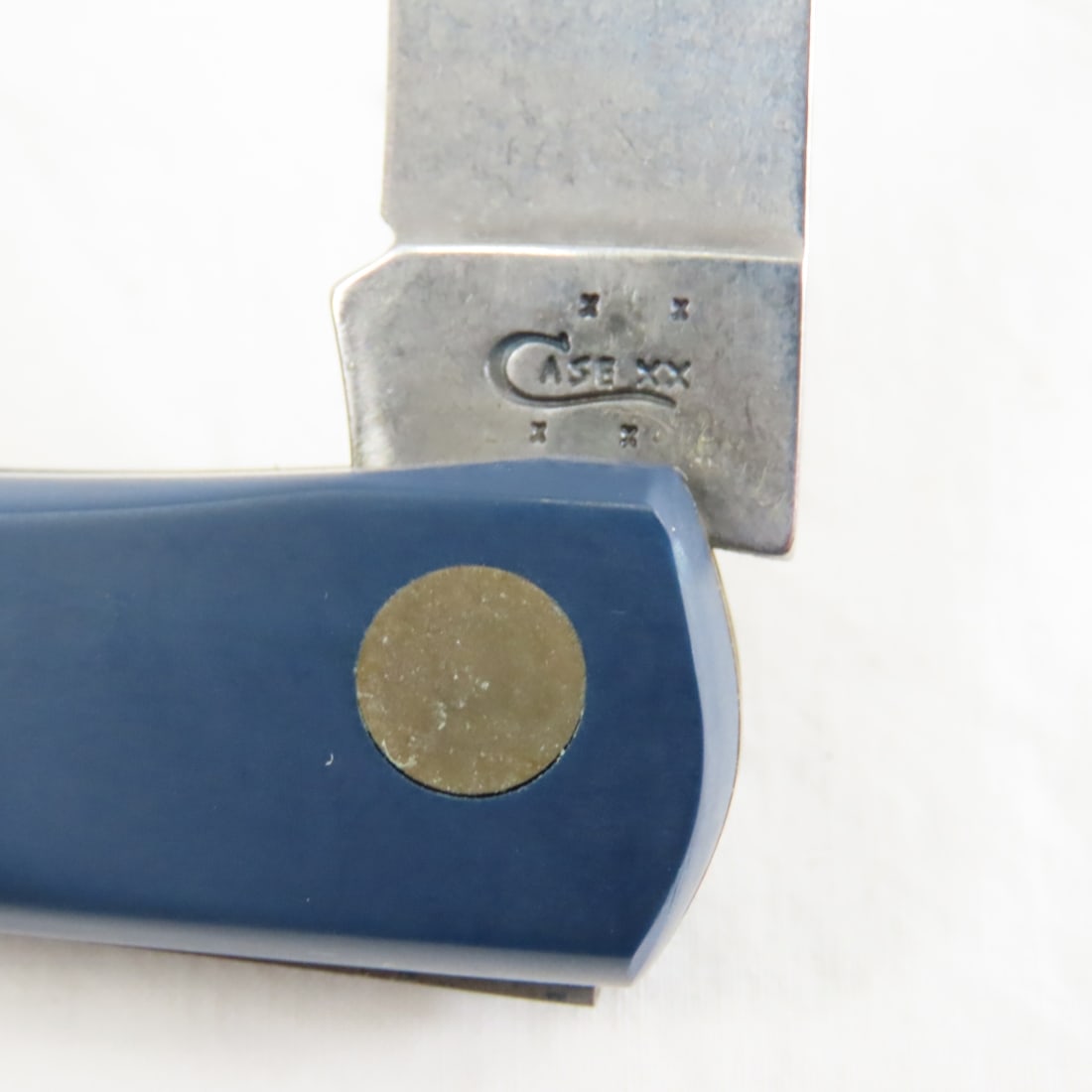Case XX 4137 SS Sod Buster Blue Pocket Knife w/box - 5