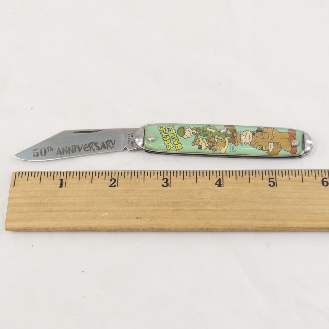 2 Beetle Bailey 50th Anniversary Pocket Knives - 2