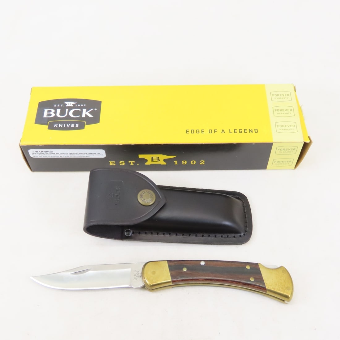 2 Buck 110 Folding Hunter Knives 2018 & 2019 - 12