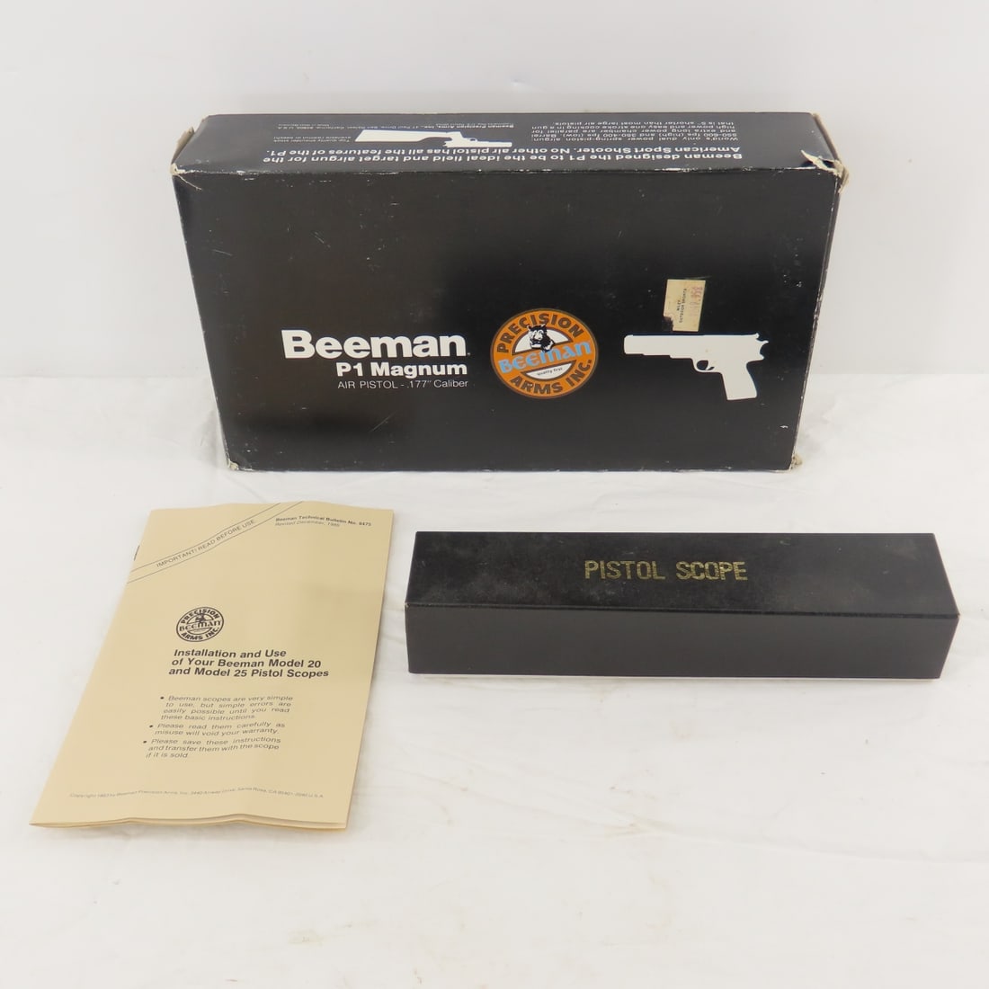Beeman P1 Magnum Air Pistol with Scope & More - 13
