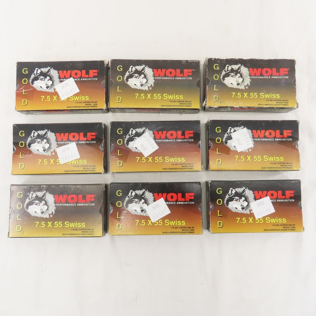 180 Rounds Wolf Gold 7.5 x 55 Swiss Ammunition - 2