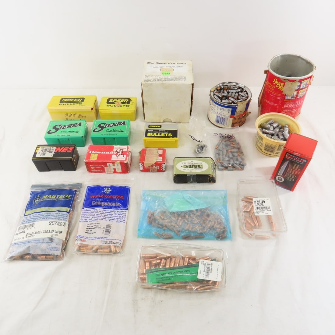 47 lbs Mixed Caliber Rifle & Handgun Bullets (1 of 20)