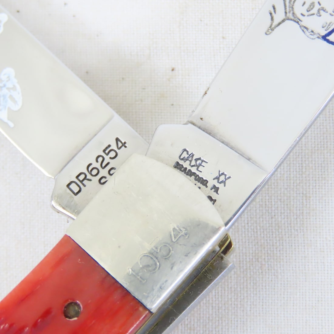 3 Folding Pocket Knives, Case Nolan Ryan, Eagle - 5