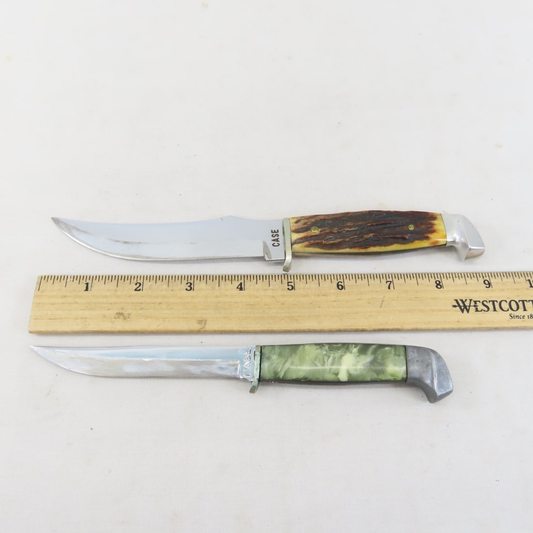 2 Antique 1930's Case Fixed Blade Knives - 17