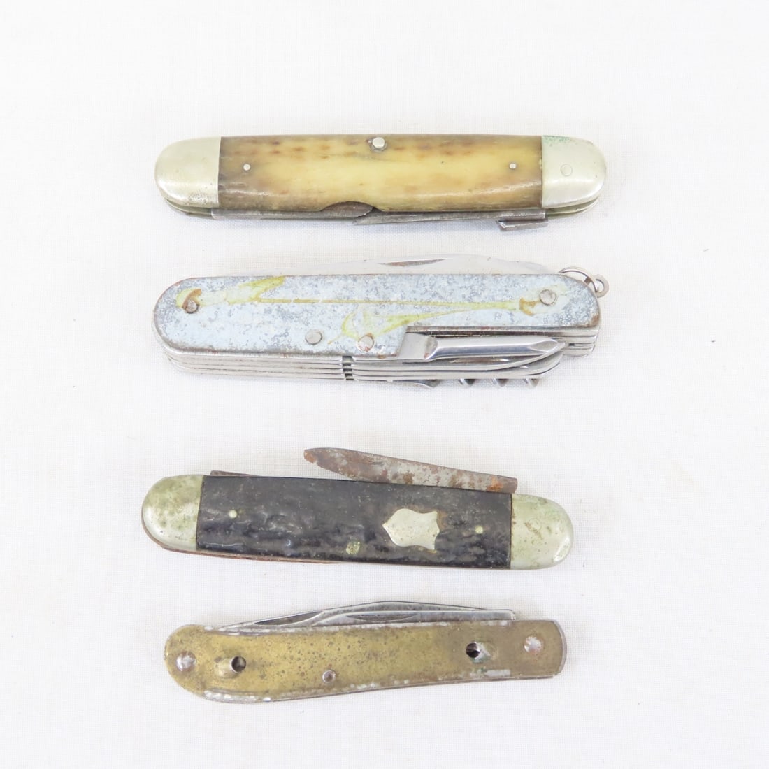 10 Damaged Folding Pocket Knives, Parts, Repair - 2