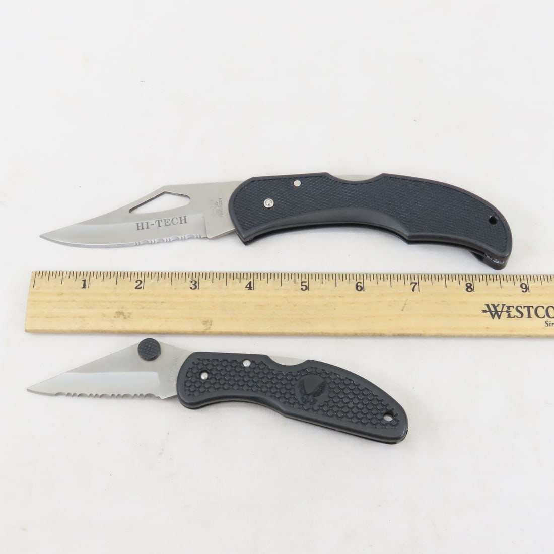 8 Folding Pocket Knives, Schrade & Flying Falcon - 11