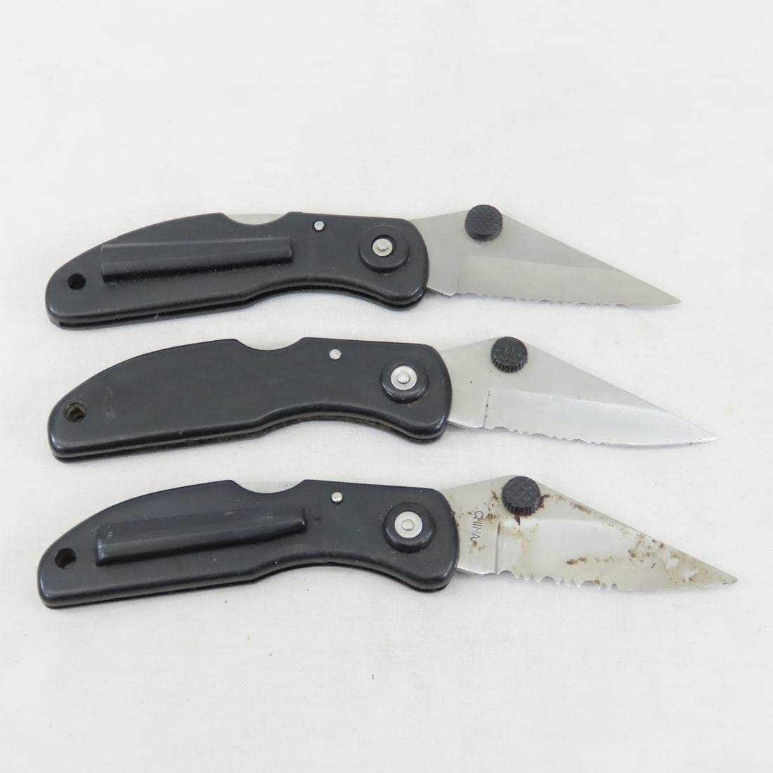 8 Folding Pocket Knives, Schrade & Flying Falcon - 7