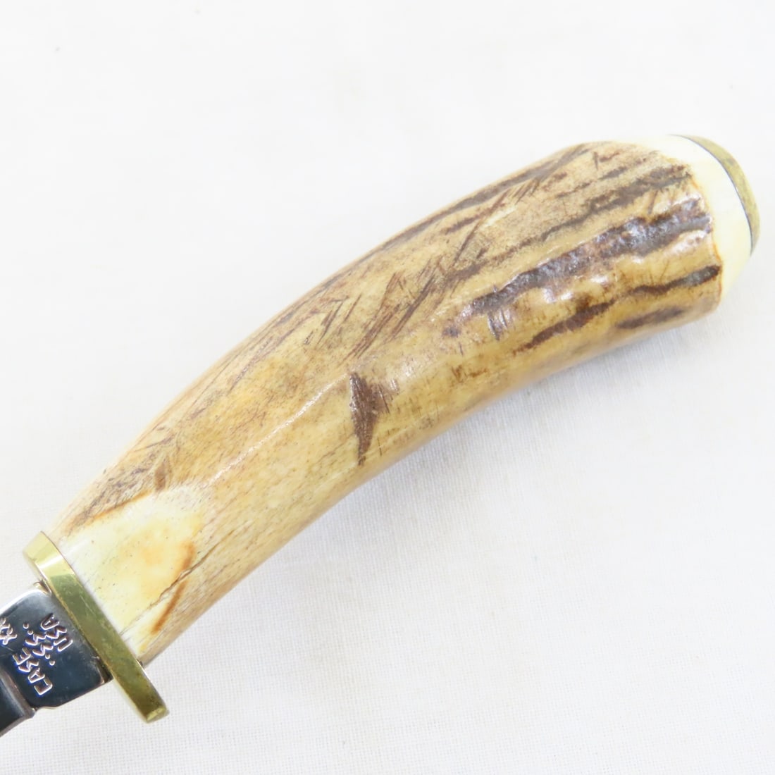 2 Case XX Fixed Blade, Bone Handle Knives - 13