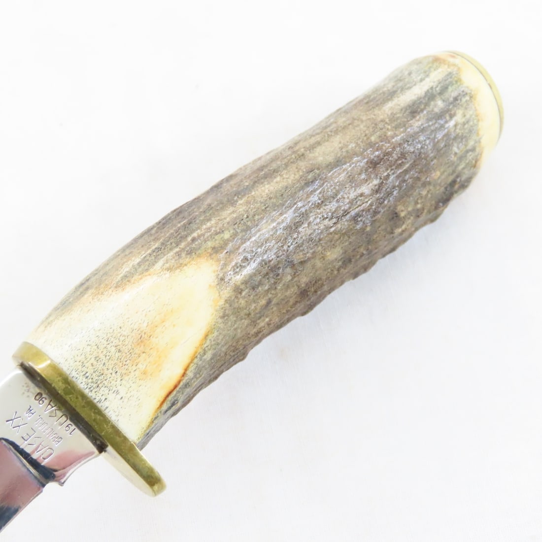 2 Case XX Fixed Blade, Bone Handle Knives - 6