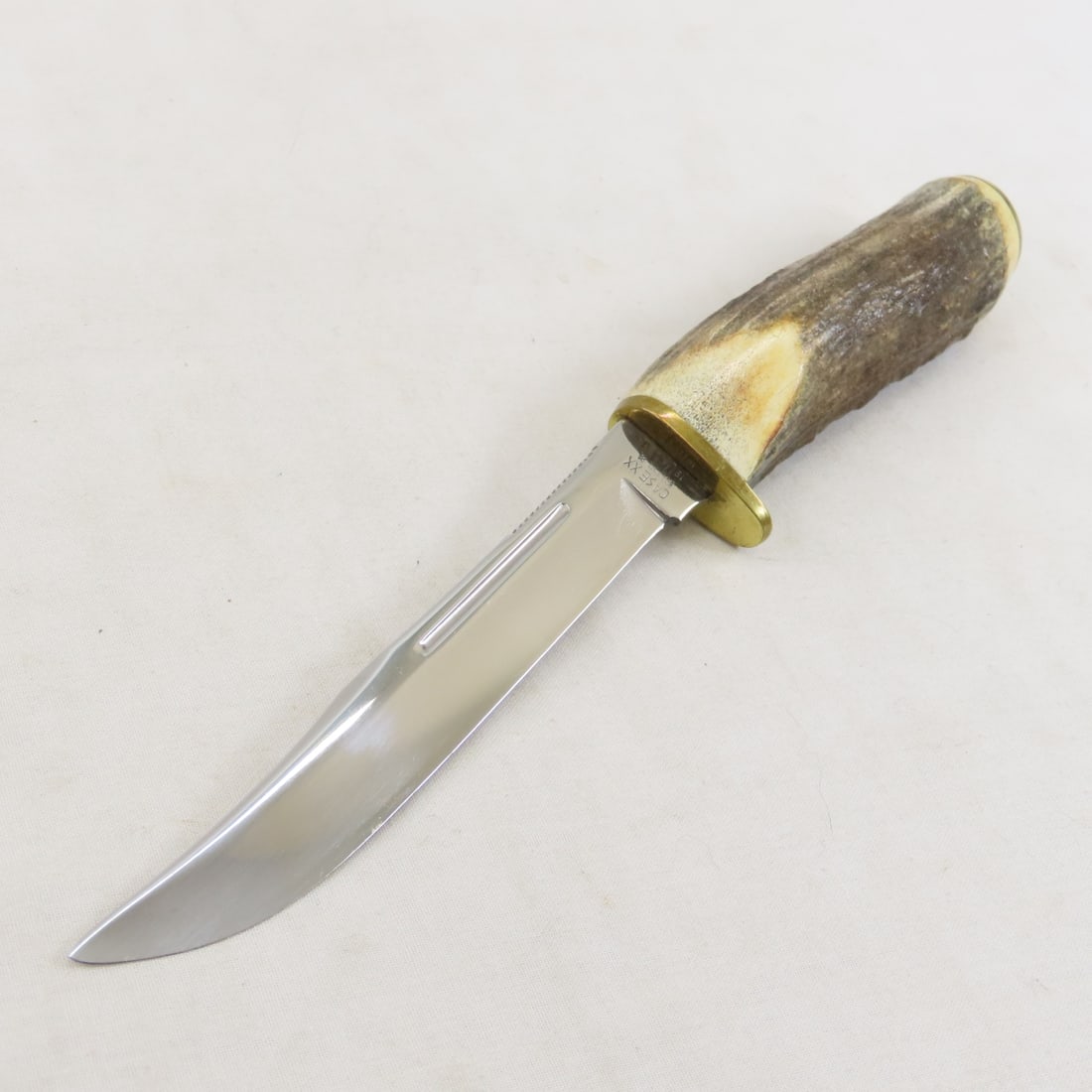 2 Case XX Fixed Blade, Bone Handle Knives - 8