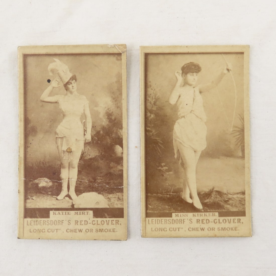 Early 1900's Risque Trade Cards, Colorized Photos - 2