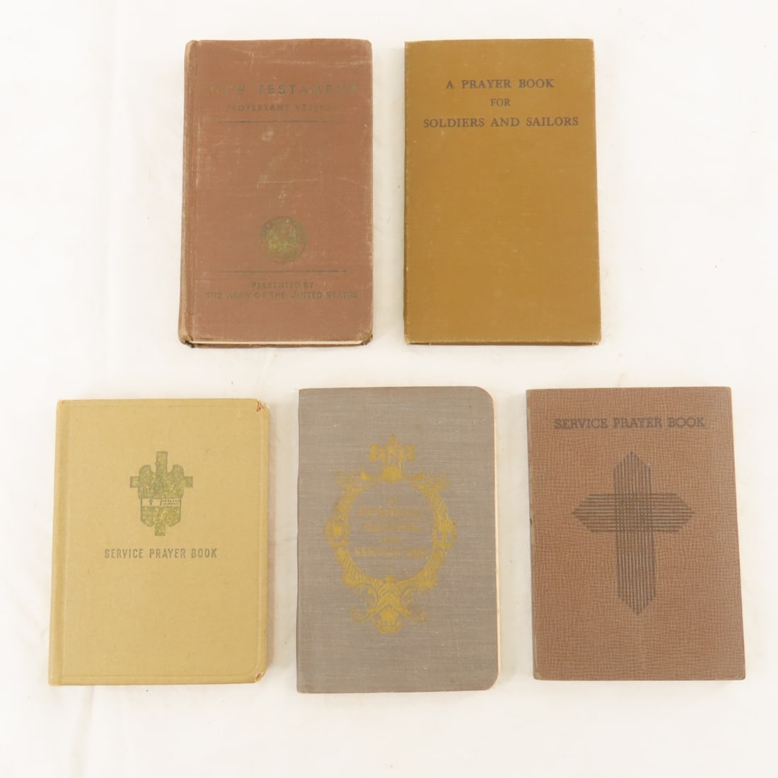 5 WWII Era US Military Prayer Books (1 of 18)