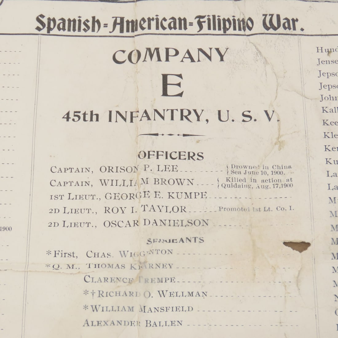 US 45th Infantry Company E Photo & Memorial - 5