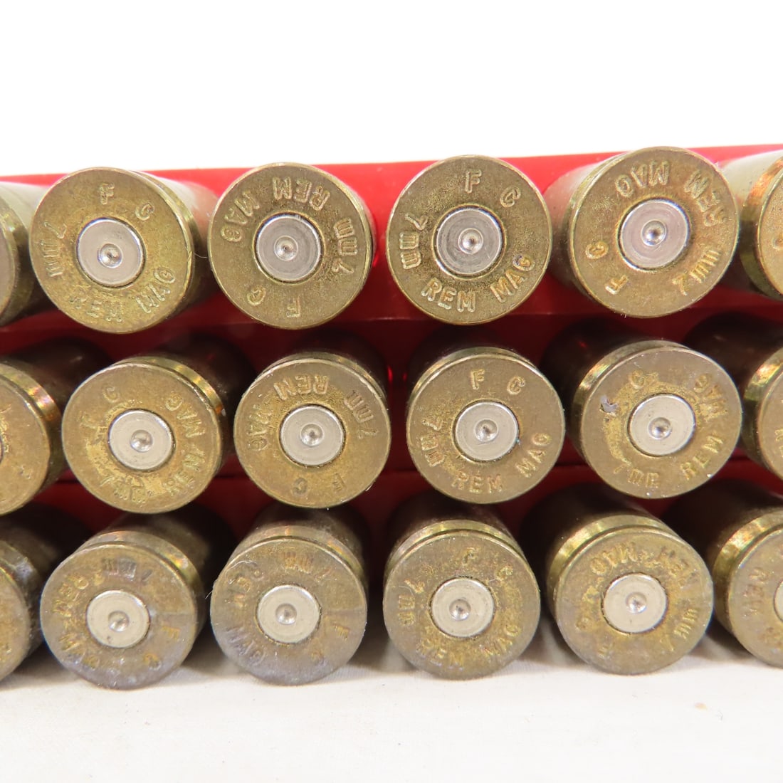 12 lbs 7mm Brass Casings & 25 Rounds Ammunition - 11