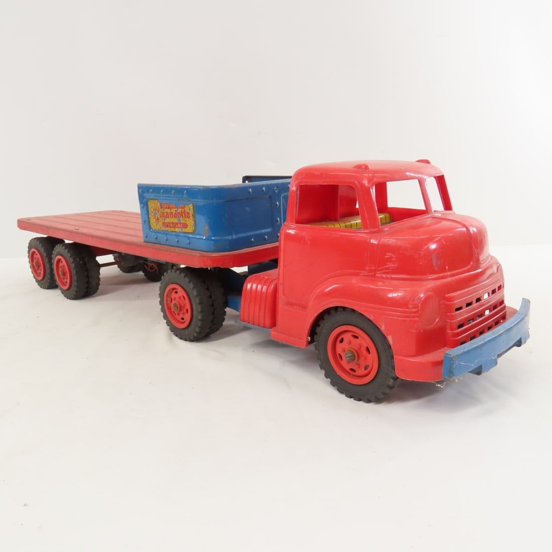 Wyandotte Plastic Cab-Over Truck & Metal Trailer - 7