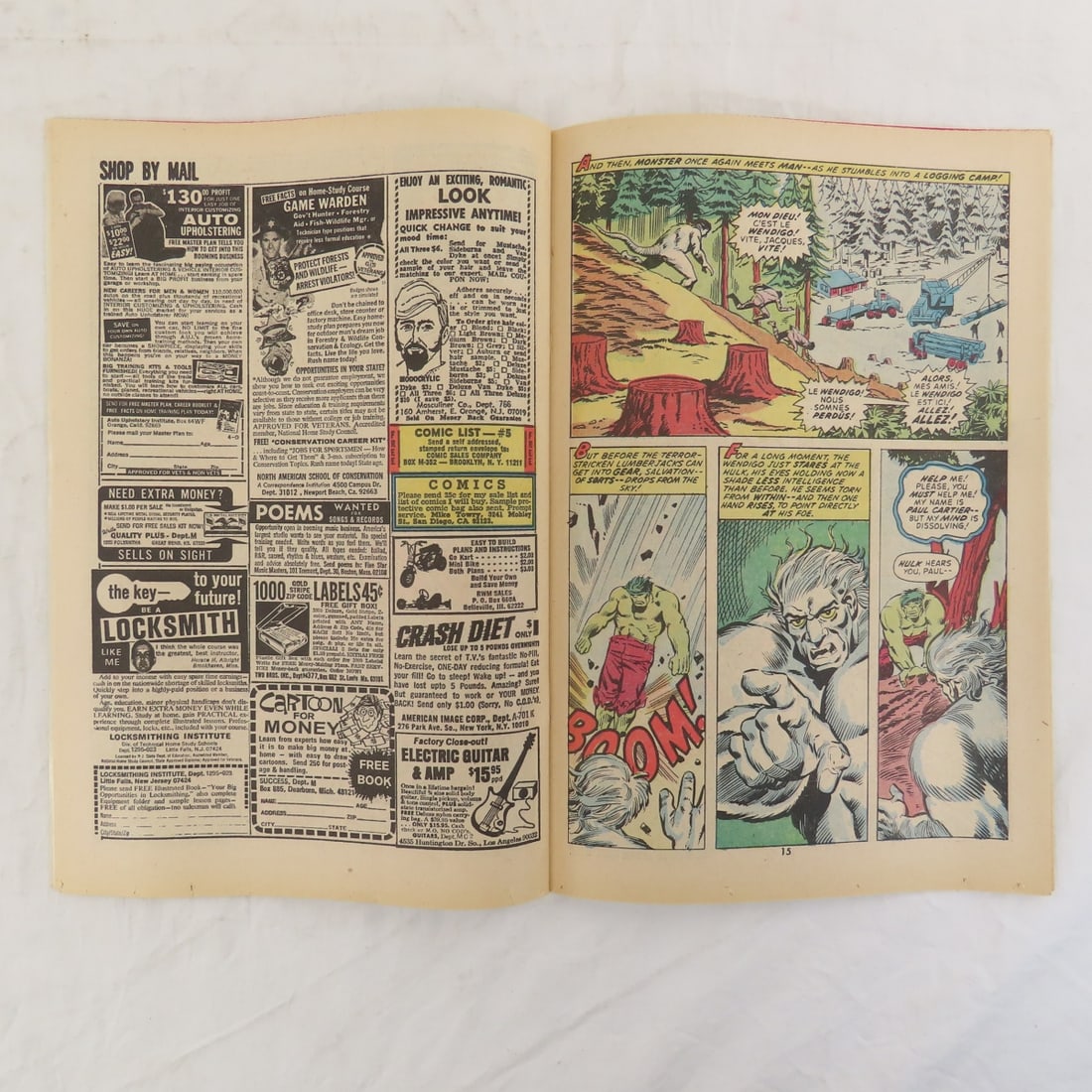 The Incredible Hulk #162 1st appearance of Wendigo - 12