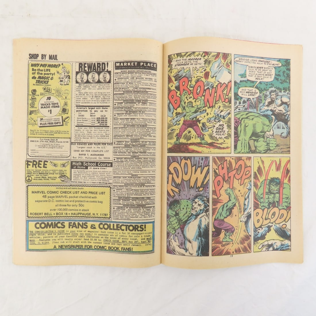 The Incredible Hulk #162 1st appearance of Wendigo - 15