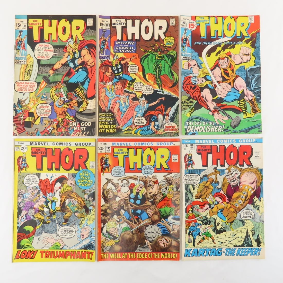 52 The Mighty Thor Comic Books- Bronze Age - 2