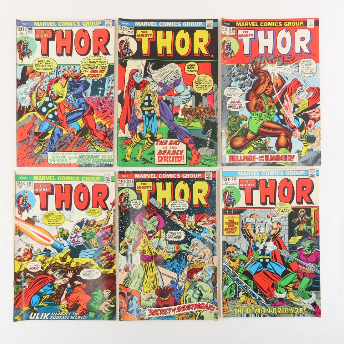 52 The Mighty Thor Comic Books- Bronze Age - 8