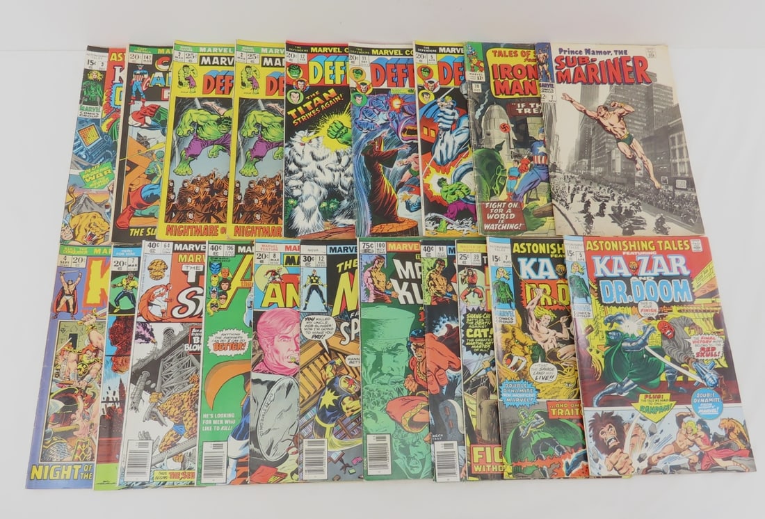 20 Marvel 12-20 Cent Comic Books (1 of 20)