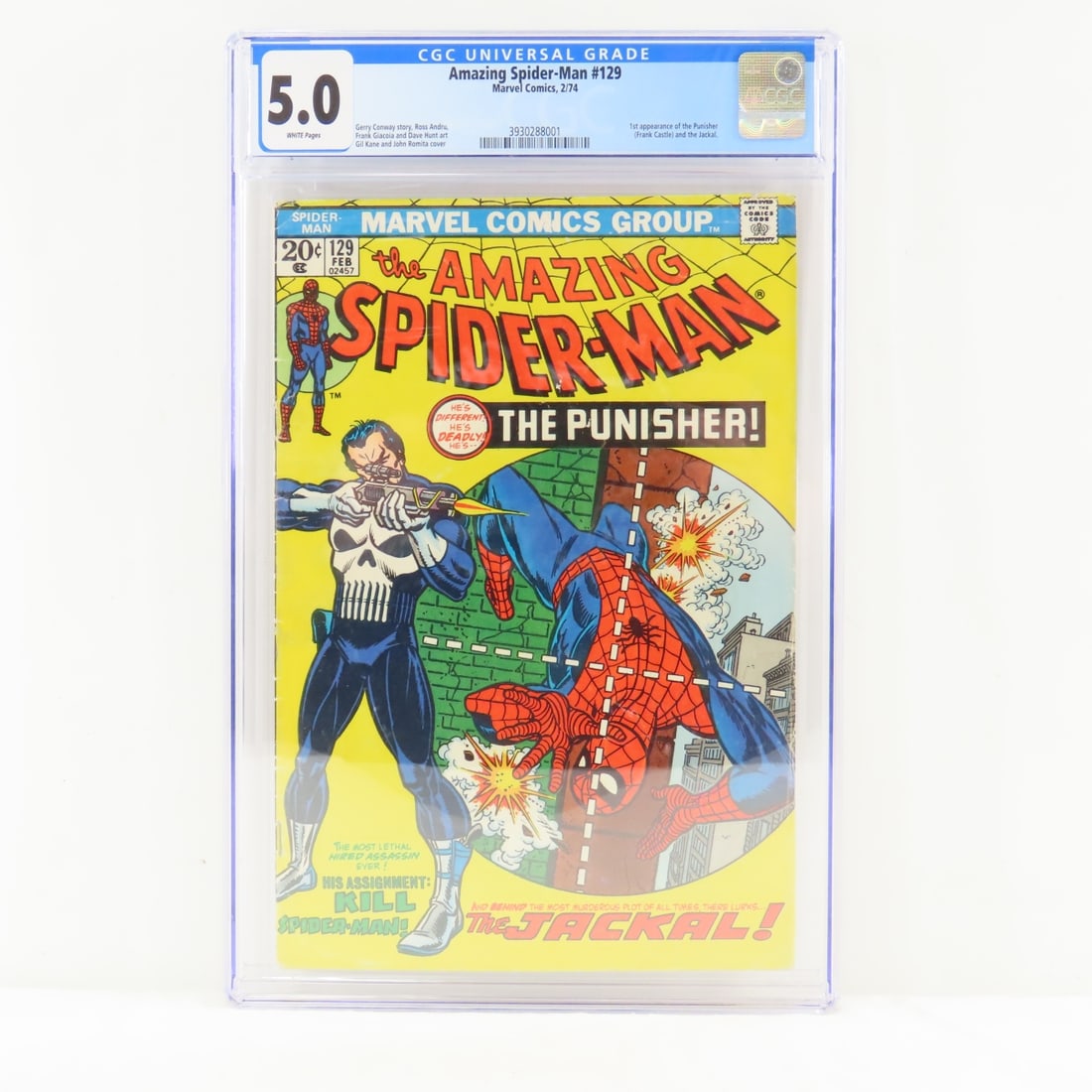 Amazing Spider-Man #129 CGC grade 5.0 slabbed (1 of 6)
