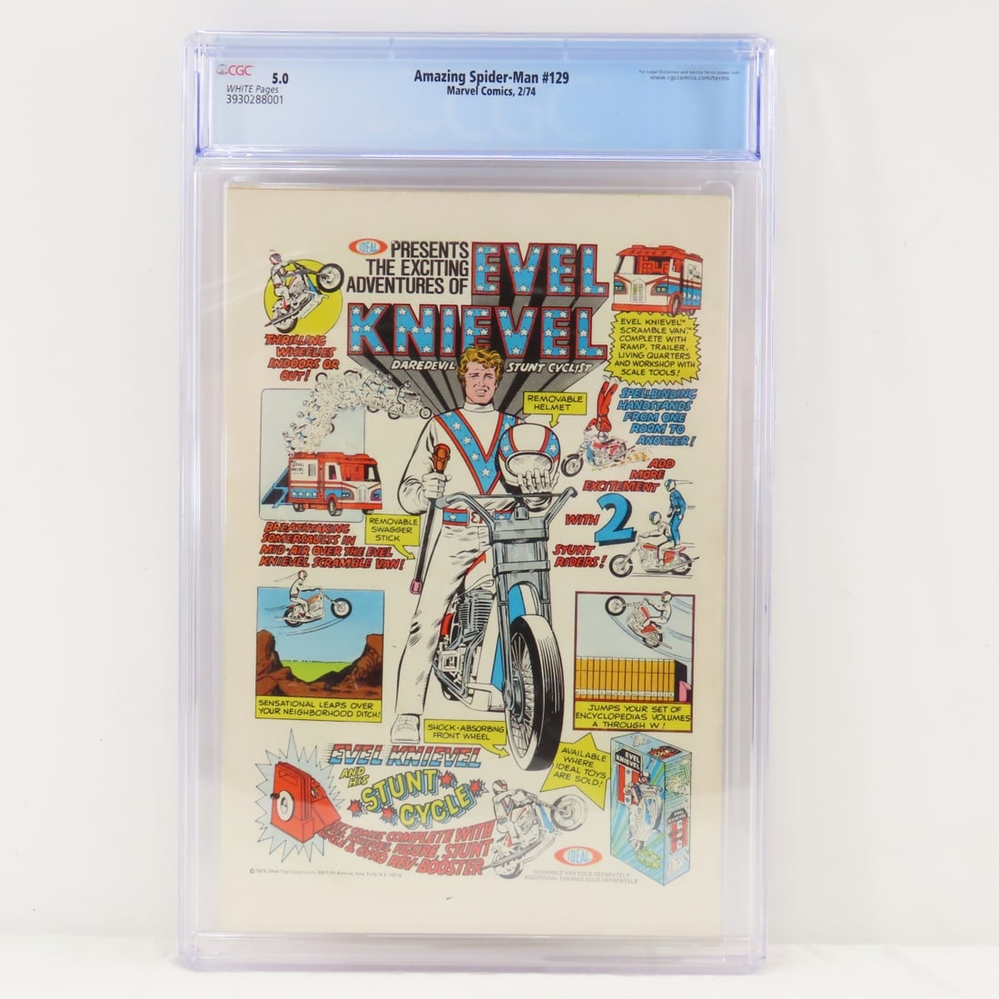 Amazing Spider-Man #129 CGC grade 5.0 slabbed - 2