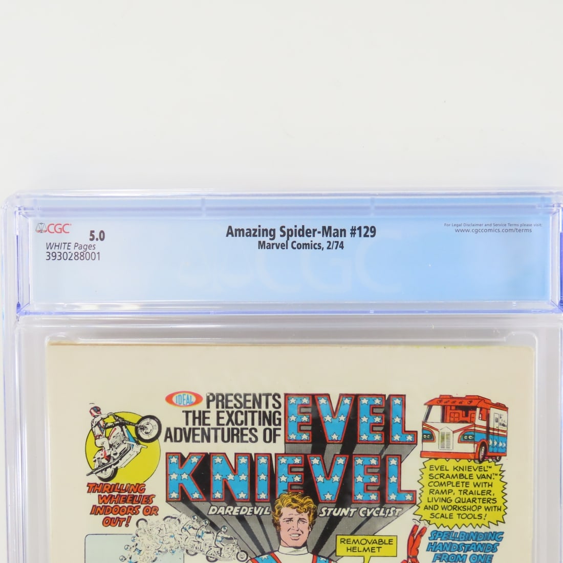 Amazing Spider-Man #129 CGC grade 5.0 slabbed - 5