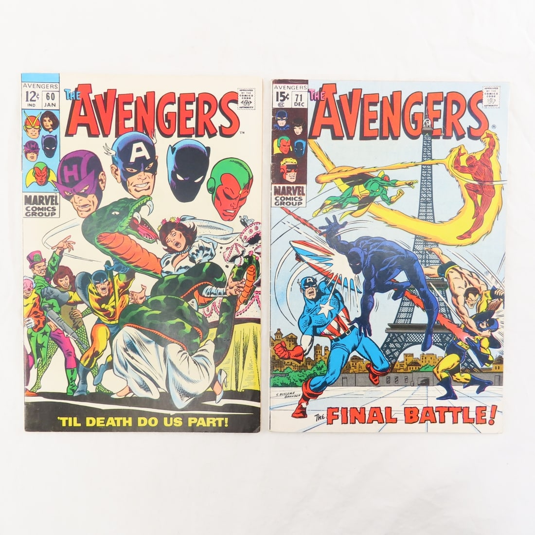 The Avengers #60 & 71 Comics (1 of 19)