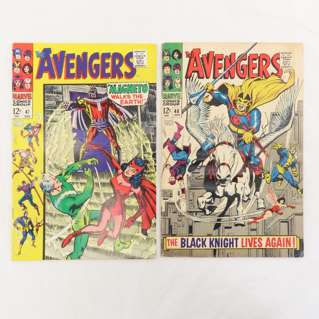 The Avengers #47 & 48 - Magneto & 1st Black Knight (1 of 19)