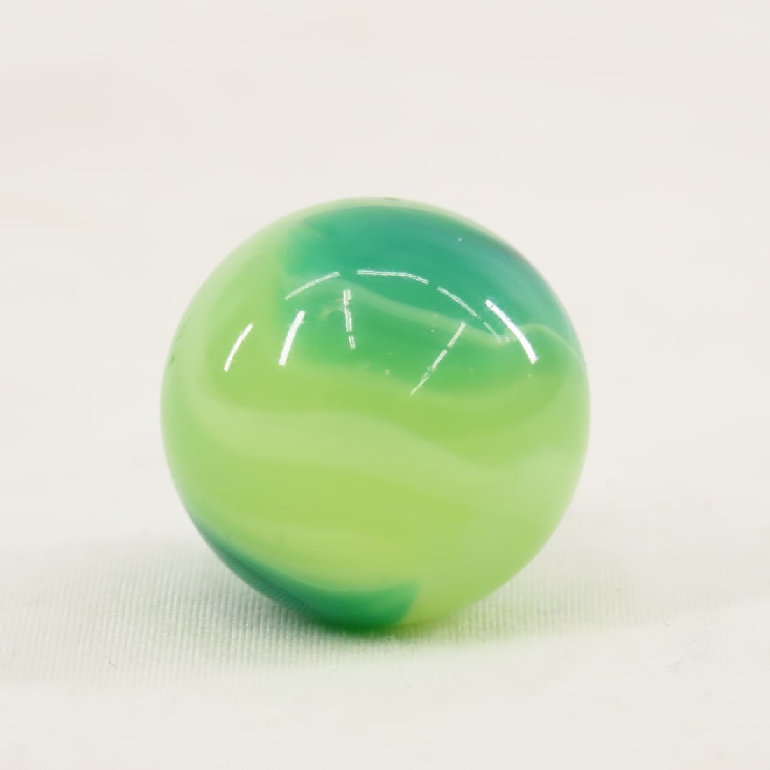 Akro Agate Limeade Corkscrew 7/8" Marble - 4