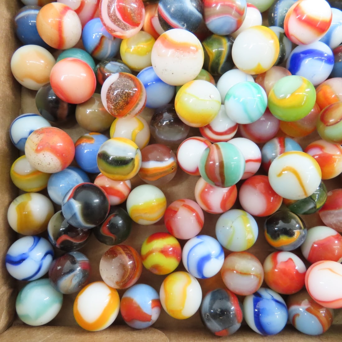 3.5 Pounds Vintage Peltier Marbles - 13