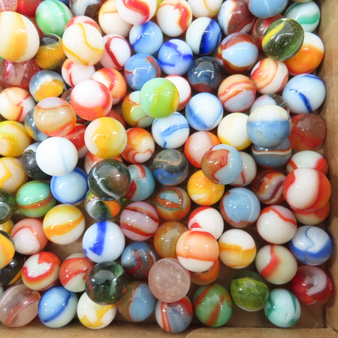 3.5 Pounds Vintage Peltier Marbles - 7