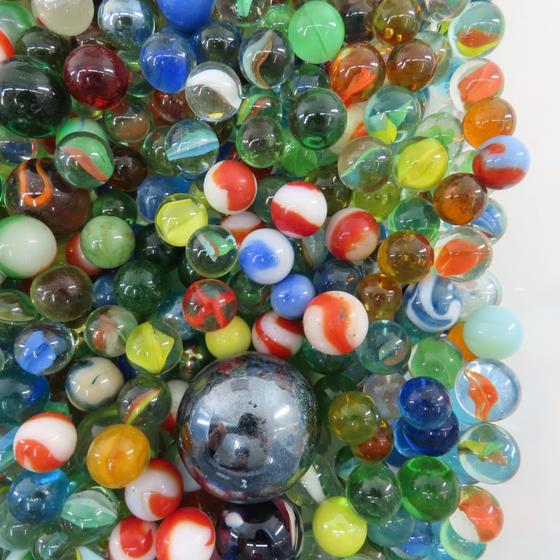 10.9 Pounds Assorted Marbles - 12