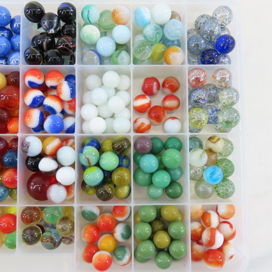 18 Pounds Assorted Modern Marbles - 17