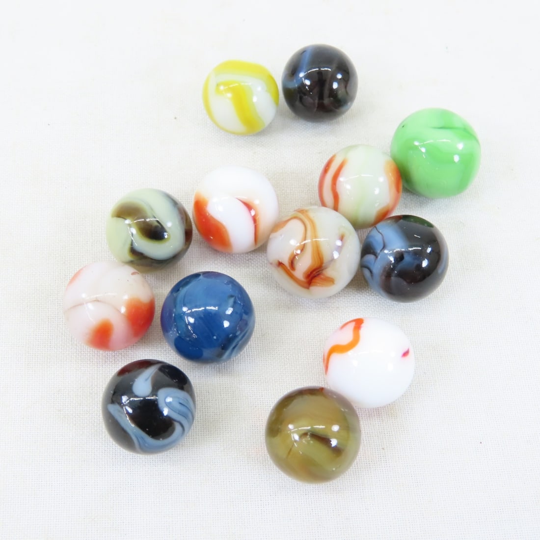 Collection 70+ West Virginia Swirl Glass Marbles - 13