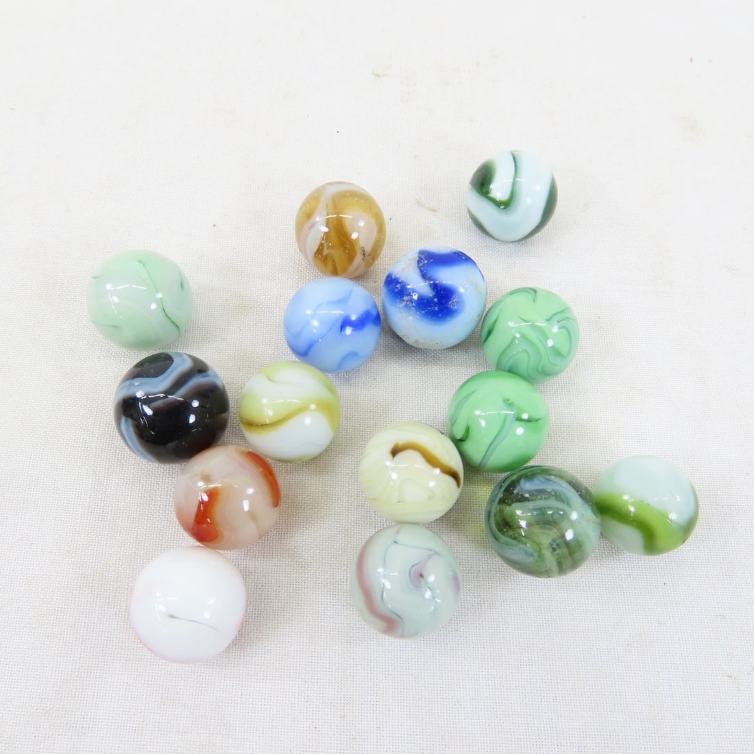 Collection 70+ West Virginia Swirl Glass Marbles - 2