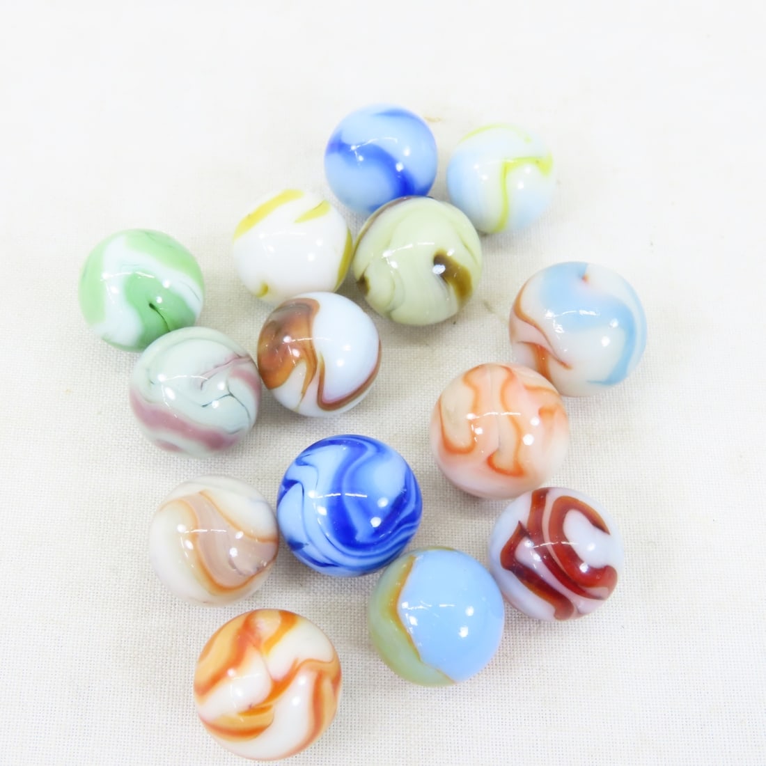 Collection 70+ West Virginia Swirl Glass Marbles - 6