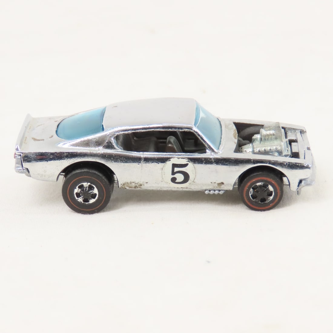 Hot Wheels Redline King Kuda Chrome Hong Kong - 2