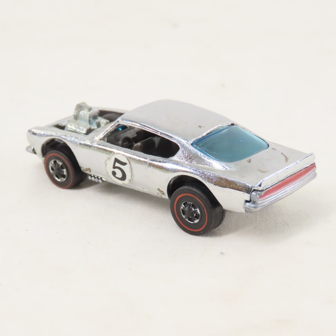 Hot Wheels Redline King Kuda Chrome Hong Kong - 5