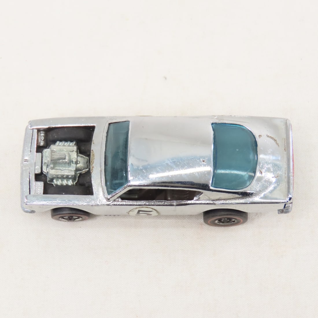 Hot Wheels Redline King Kuda Chrome Hong Kong - 8