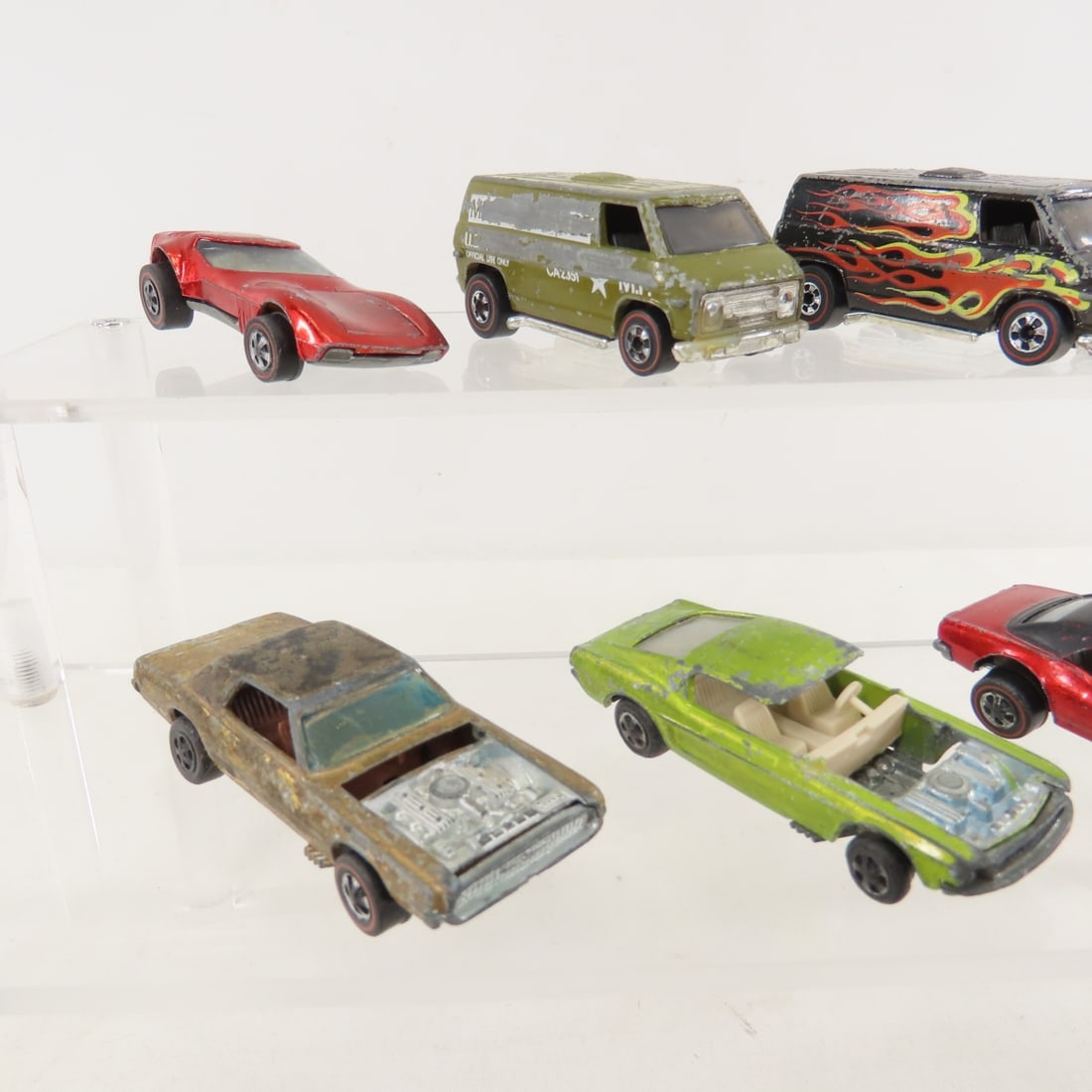12 Hot Wheels Redlines in rough condition - 2