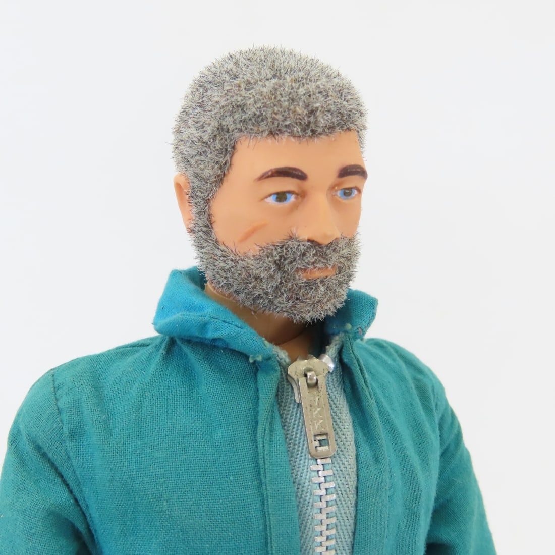 GI Joe with wood foot locker full of accessories - 3