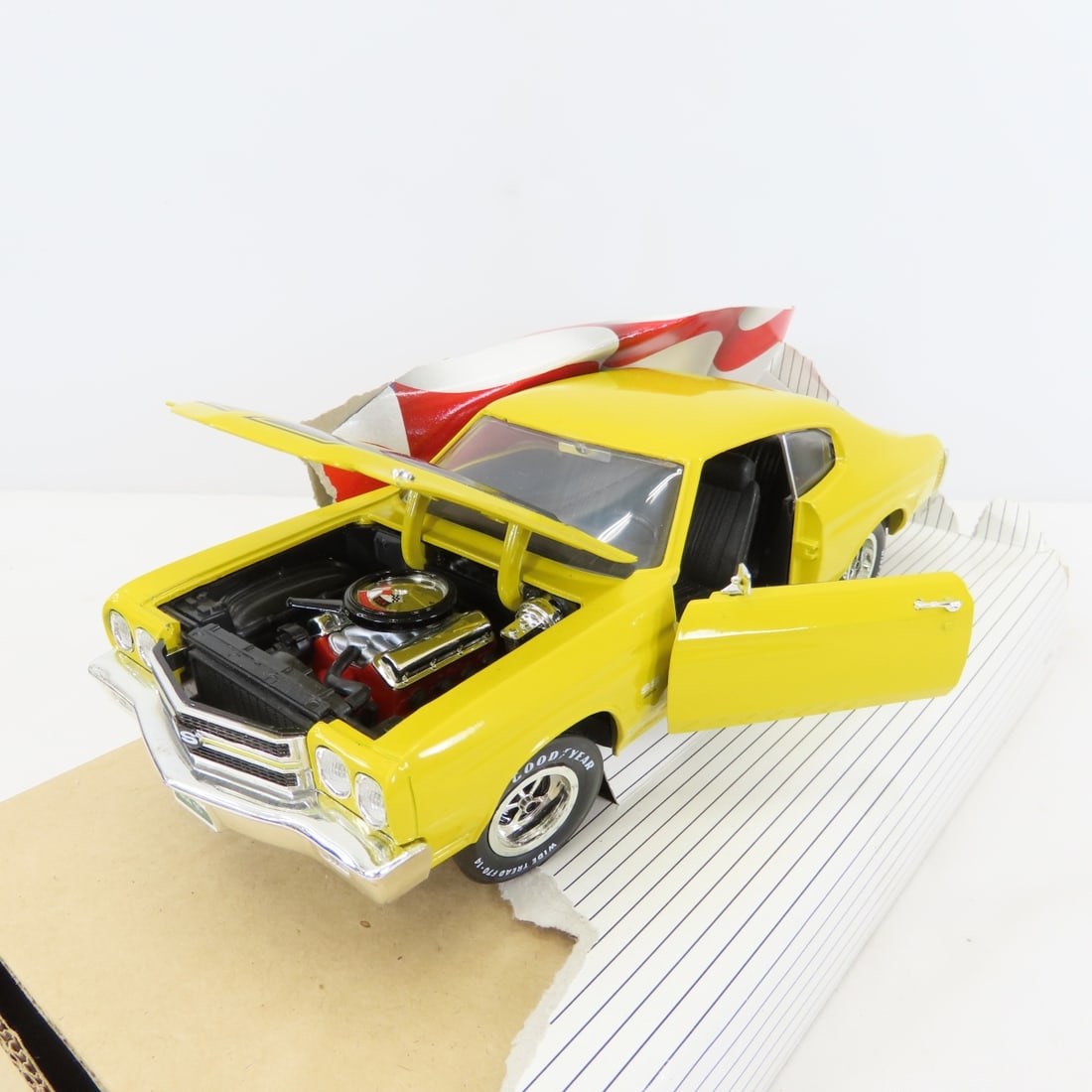 GI Joe with wood foot locker full of accessories - 9