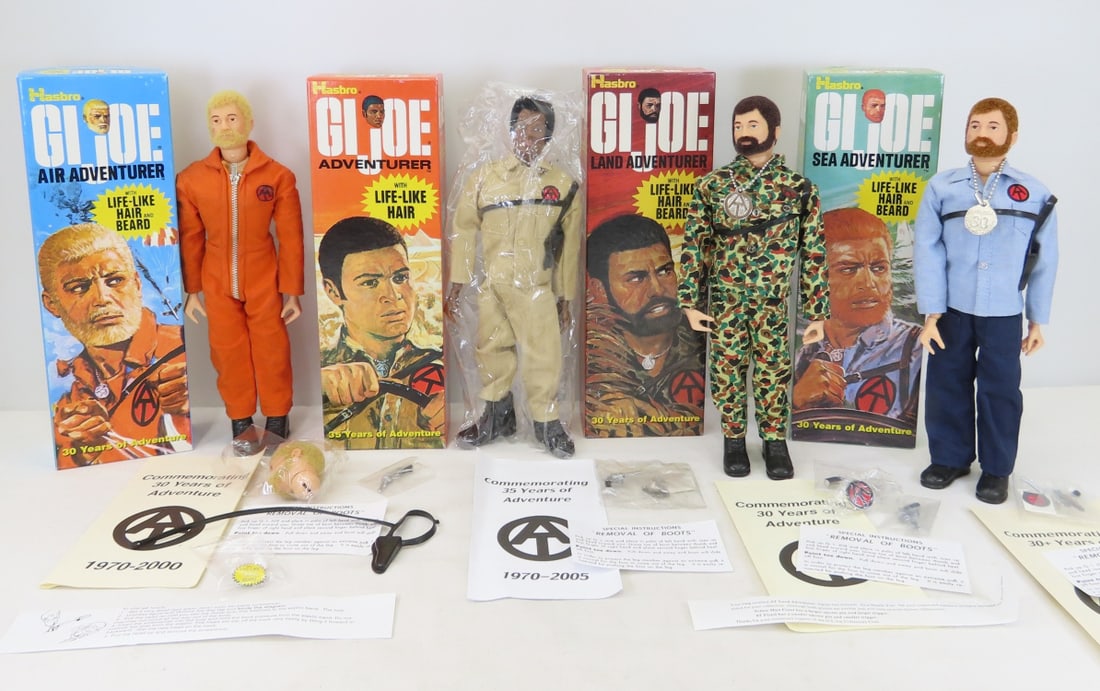 4 GI Joe Collector Club Action Figures with boxes (1 of 20)
