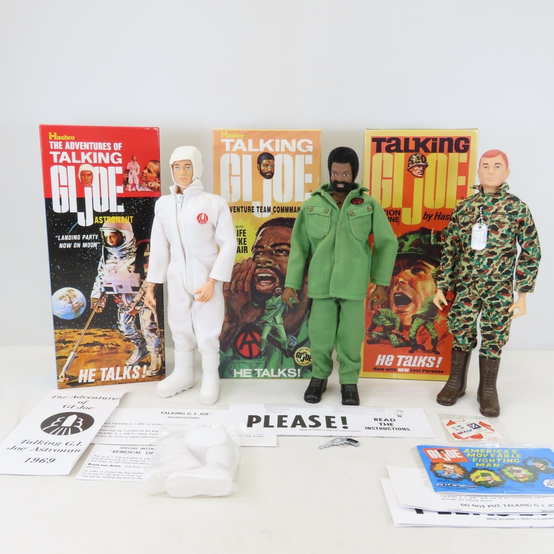 3 GI Joe Collector Club Talking Action Figures NIB (1 of 20)