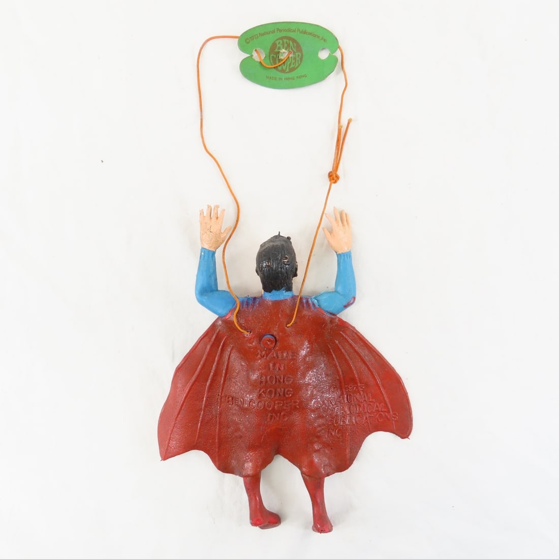 2 Ben Cooper Batman & 2 Superman Rubber Figures - 12